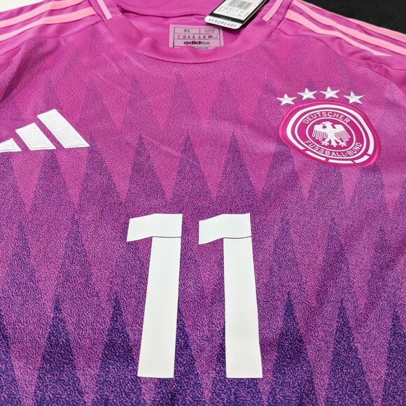 XL Kroos Adidas Germany 2024 Pink & Purple Euro  Jersey - Picture 9 of 10